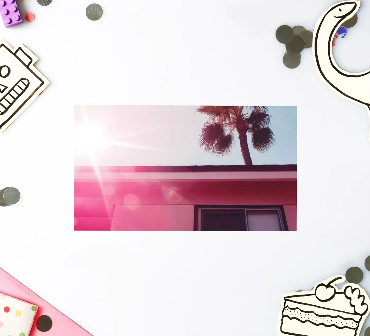 36 adesivo da Pink California | Affiches & Posters