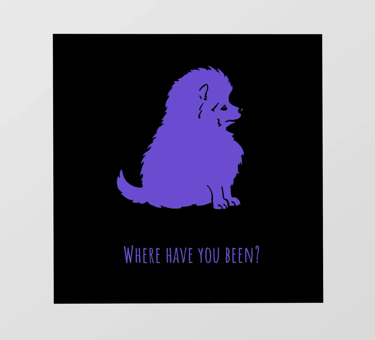 Spitz - Dove sei stato? telo in pvc da Pop dogs