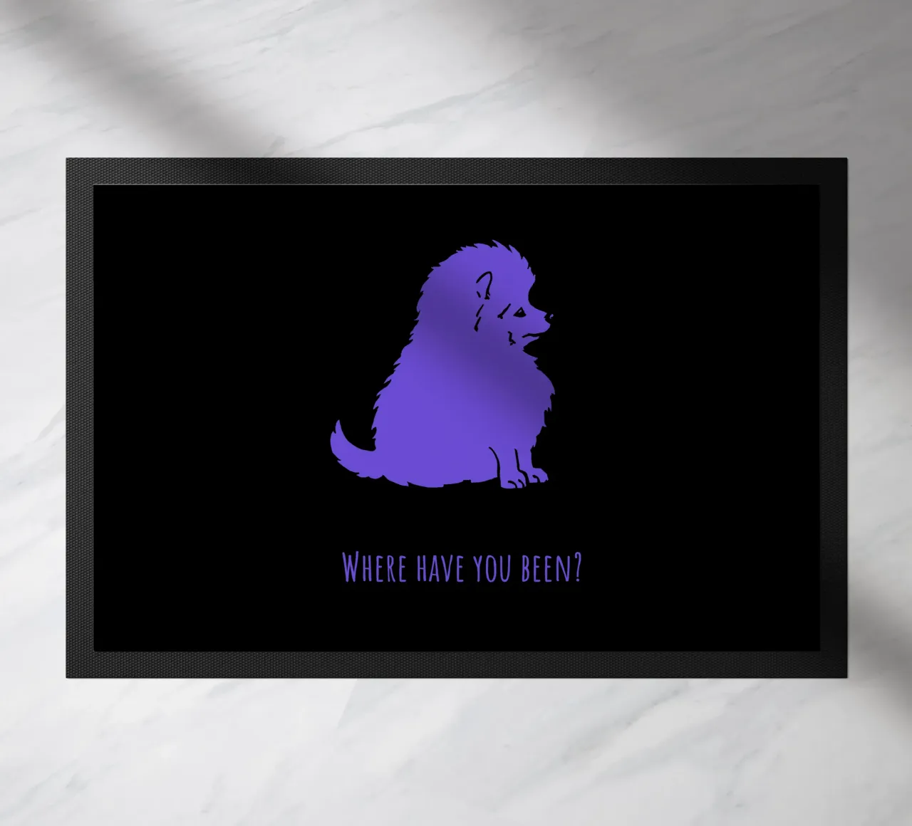 Spitz - Dove sei stato? zerbino da Pop dogs