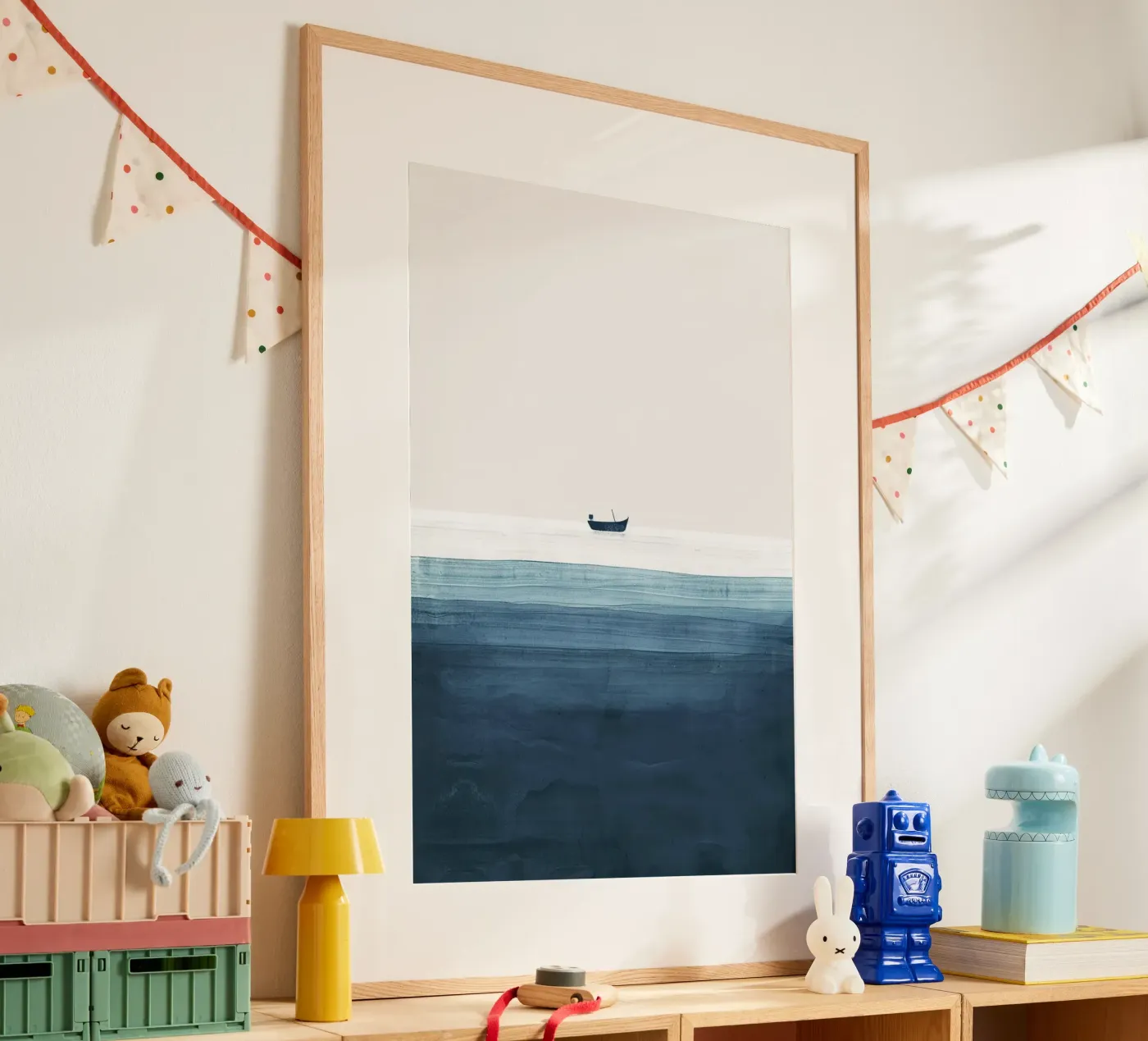 Between Surface and Silence poster van Tinyverse Studio