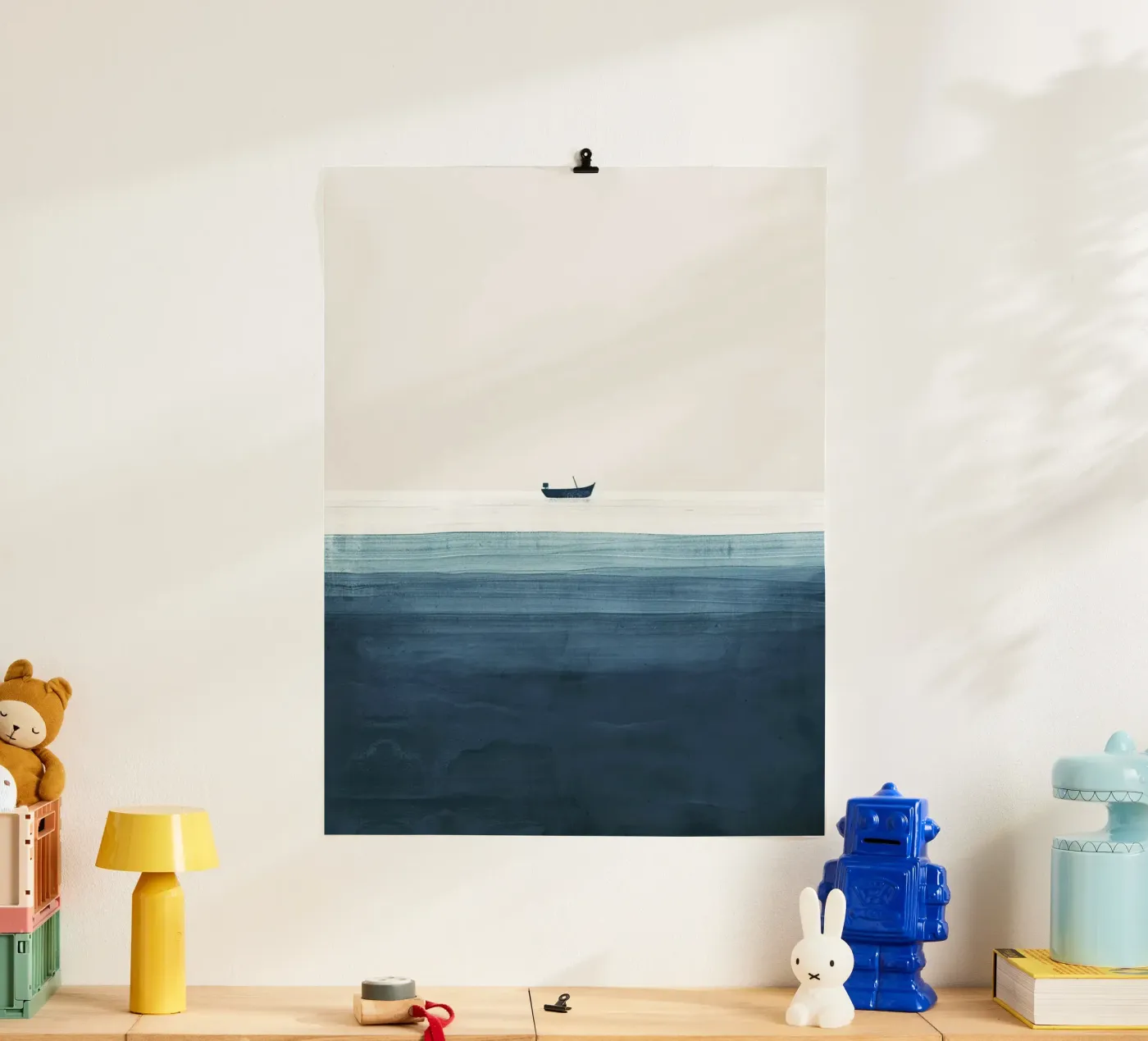 Between Surface and Silence poster van Tinyverse Studio