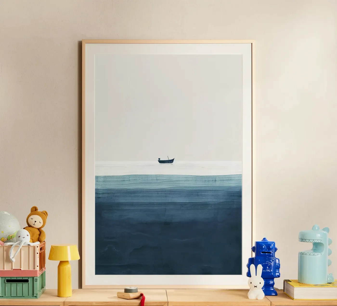 Between Surface and Silence poster van Tinyverse Studio