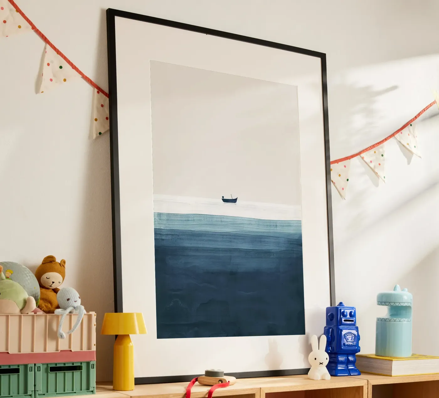Between Surface and Silence poster van Tinyverse Studio