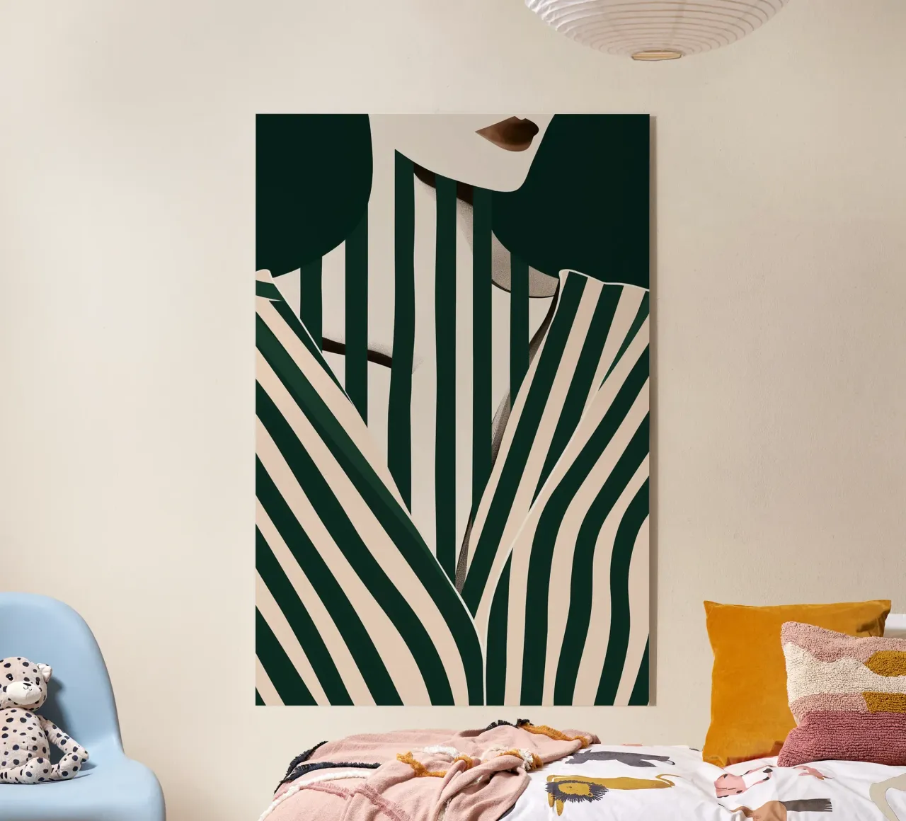 Emerald Rhythm acrylic glass by Mosaic Dialogue