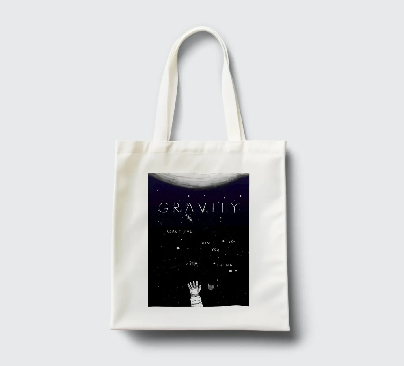 Gravity tote bag by Mary and the Locks