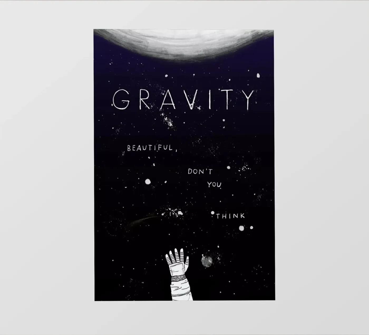 Gravity pvc cover by Mary and the Locks