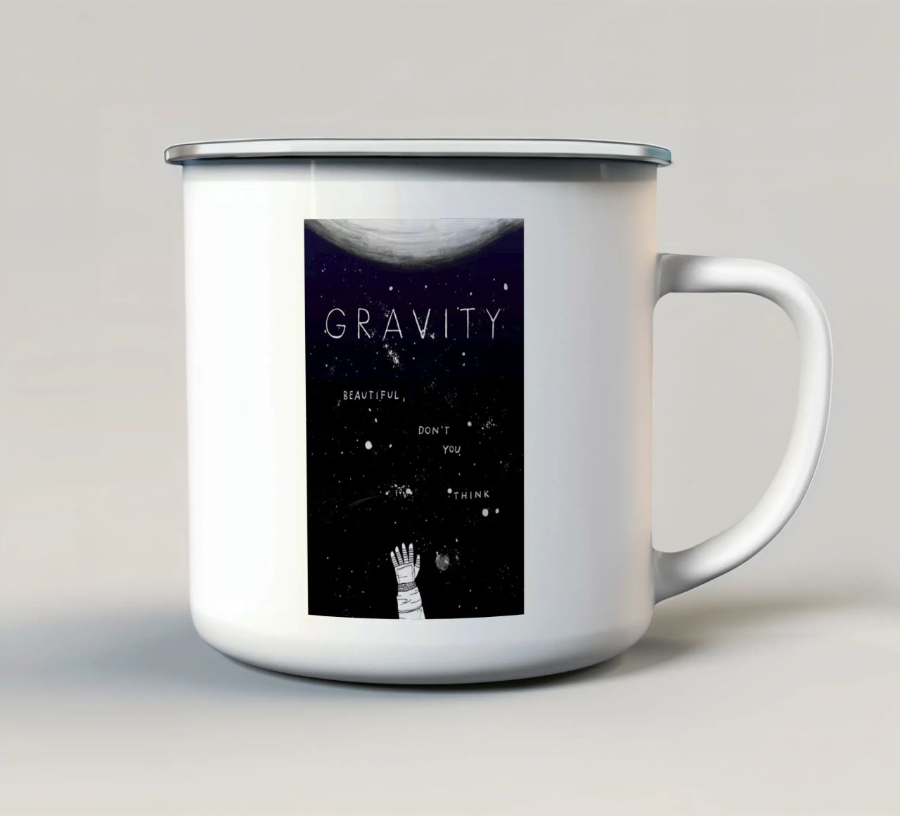 Gravity tazza in smalto da Mary and the Locks