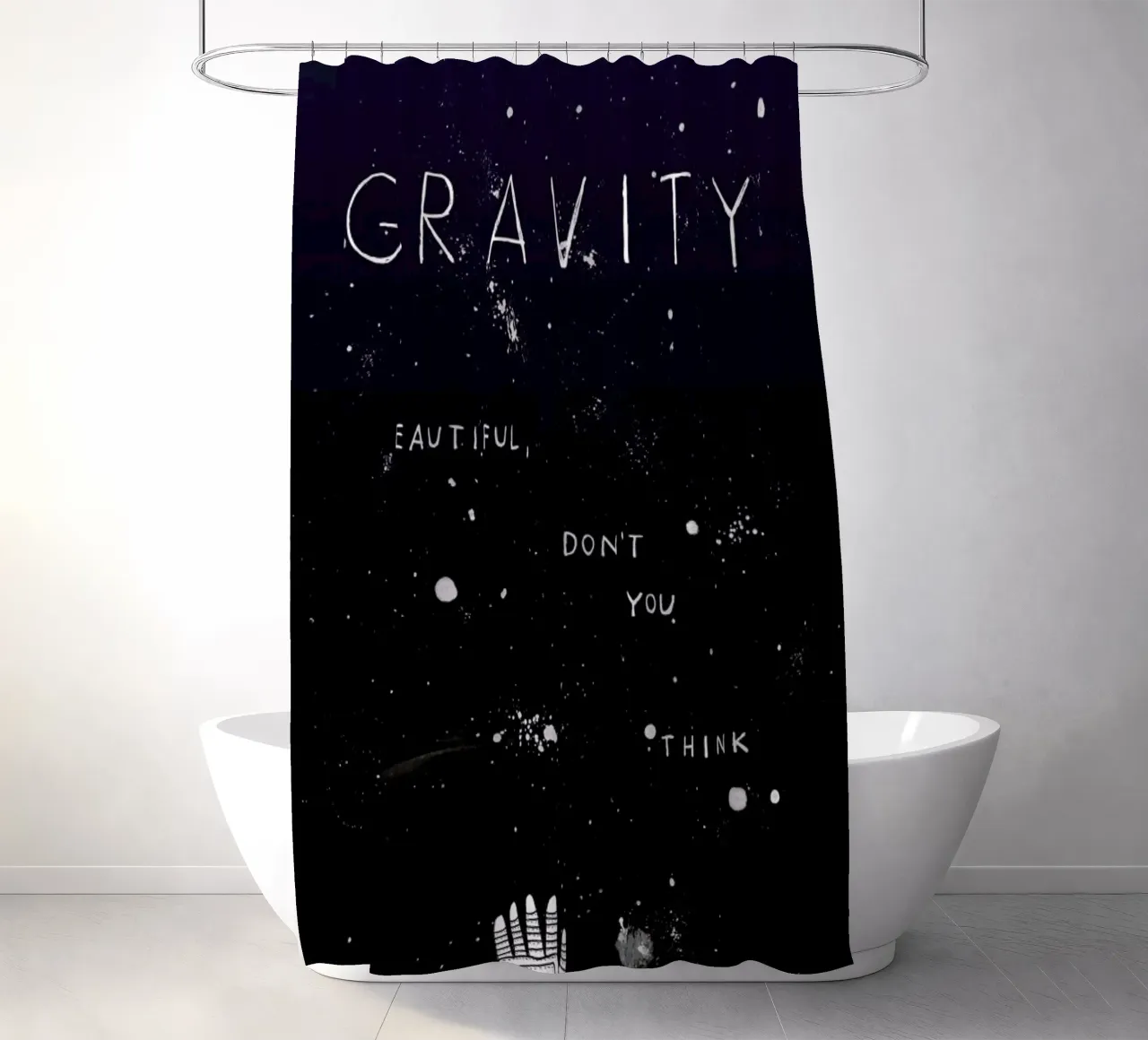 Gravity Duschvorhang von Mary and the Locks