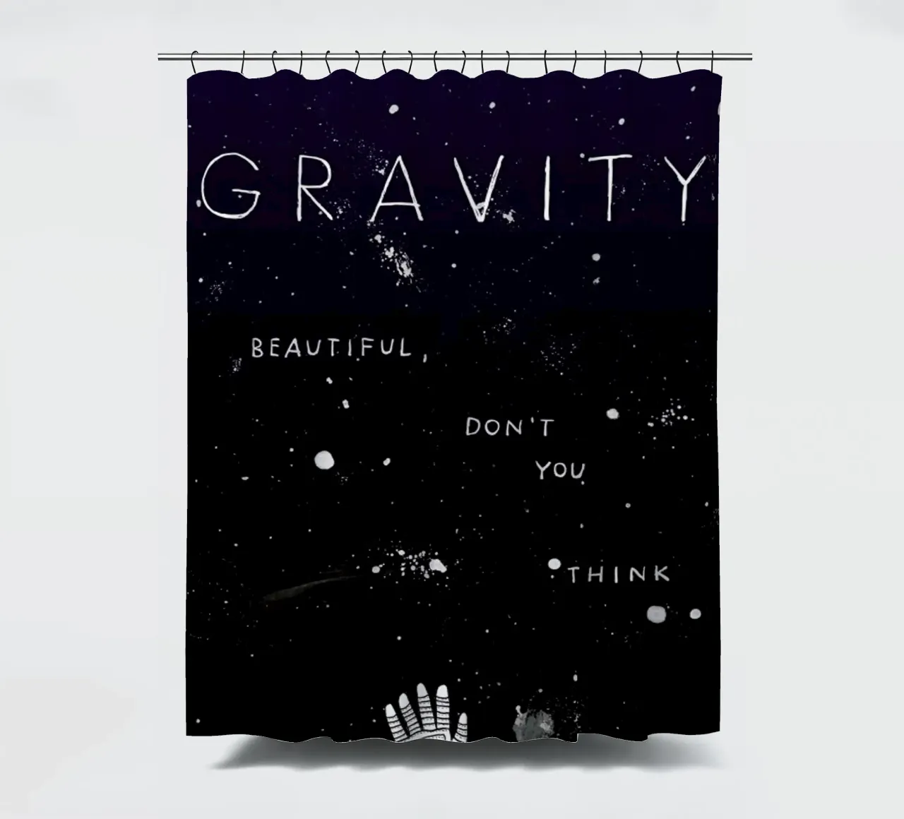 Gravity Duschvorhang von Mary and the Locks