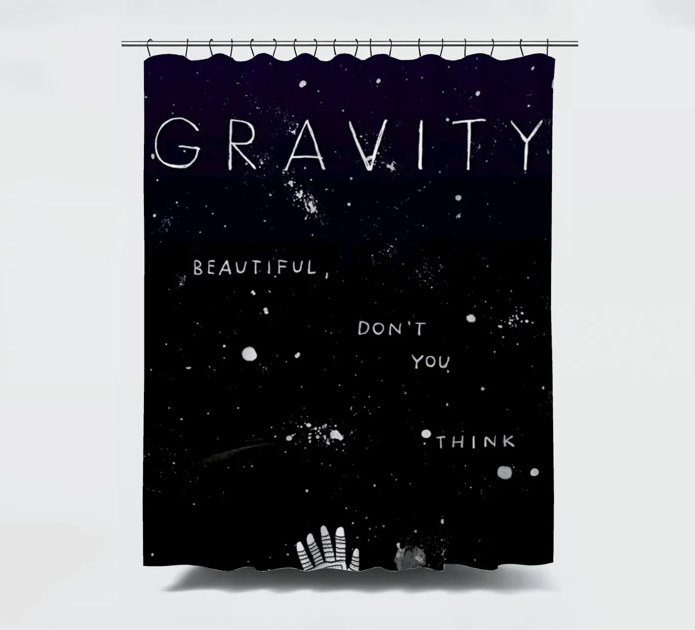 Gravity Duschvorhang von Mary and the Locks