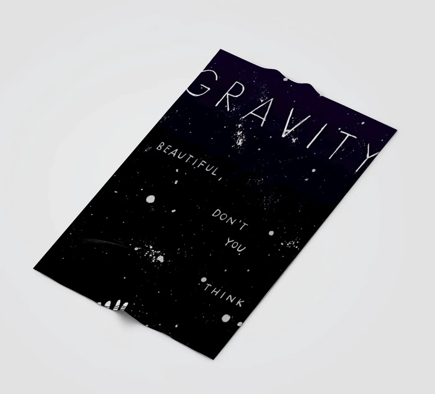 Gravity fleece blanket by Mary and the Locks