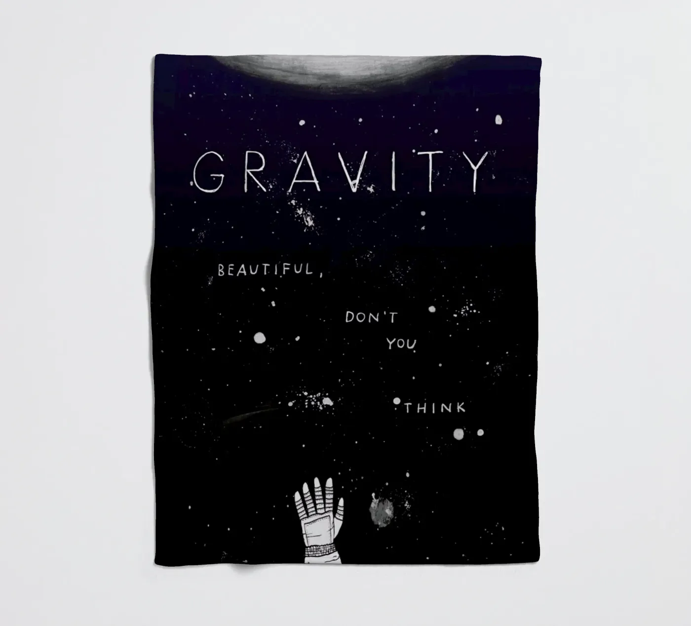 Gravity fleece blanket by Mary and the Locks