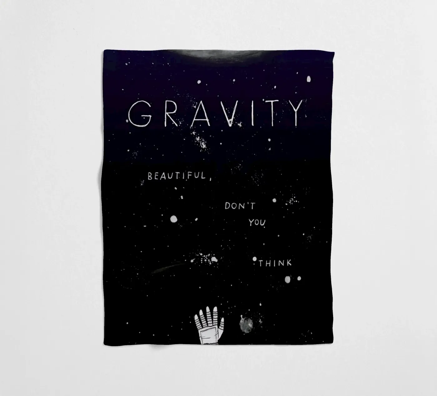 Gravity fleece blanket by Mary and the Locks