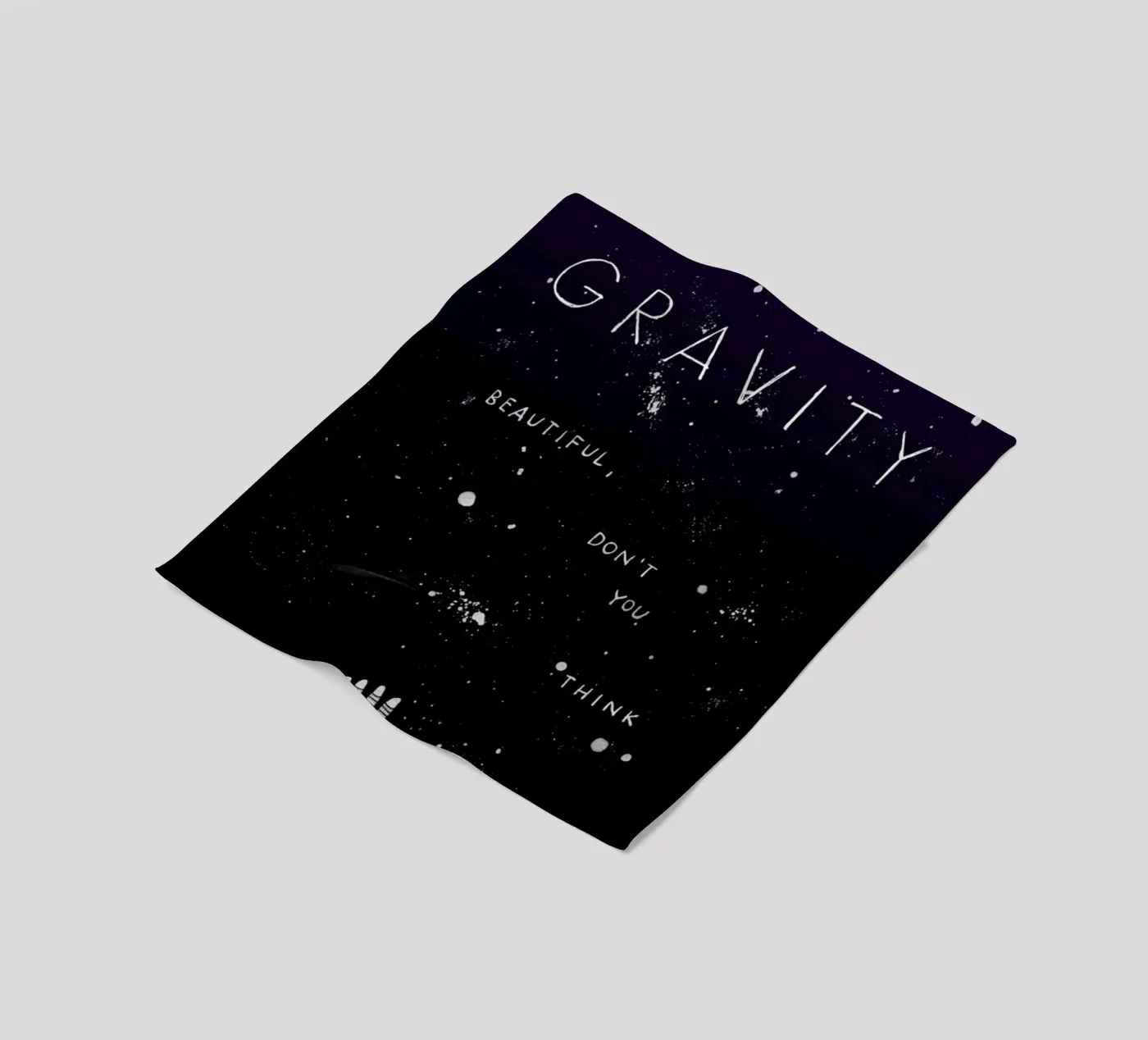 Gravity fleece blanket by Mary and the Locks
