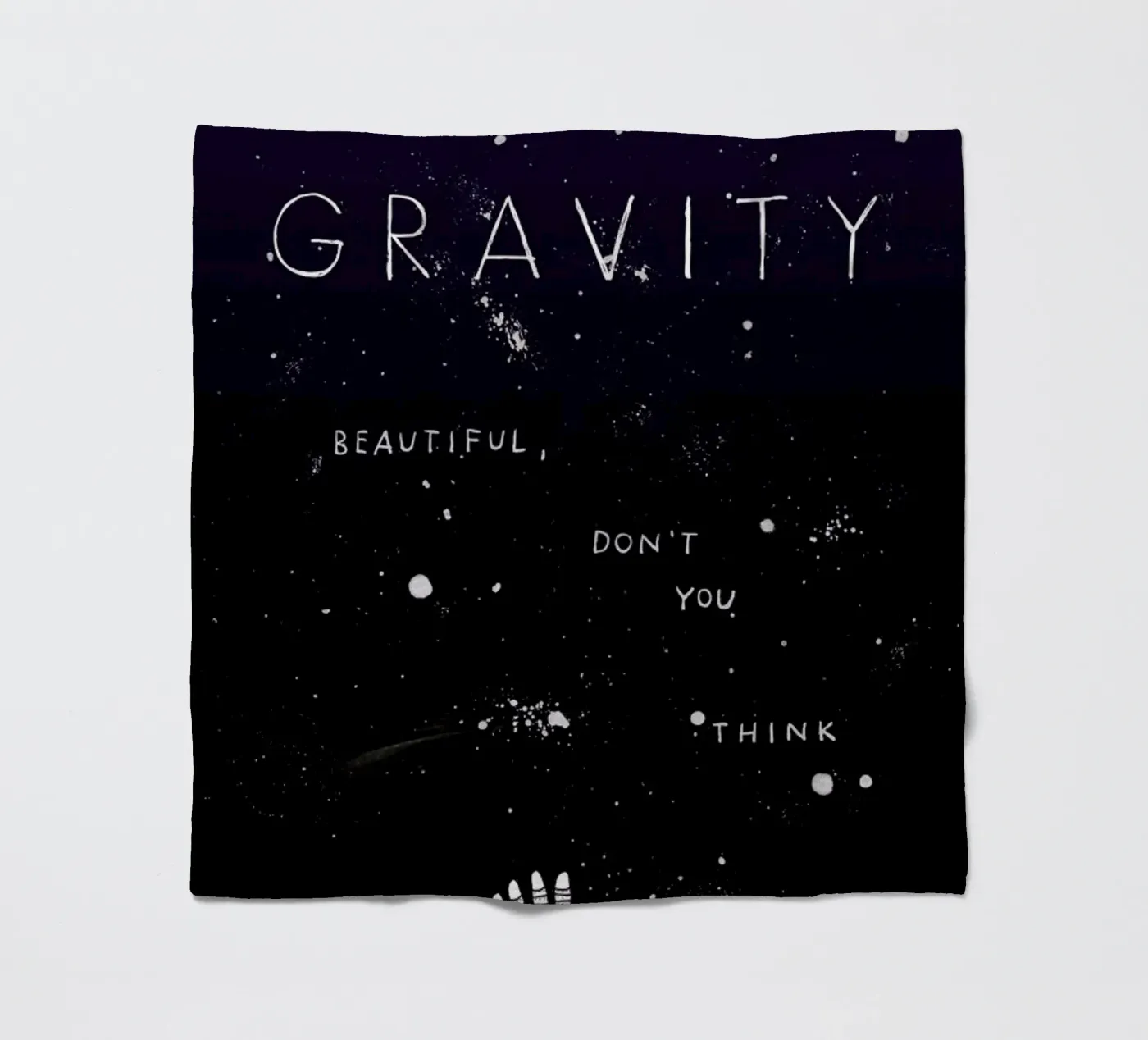 Gravity fleece blanket by Mary and the Locks