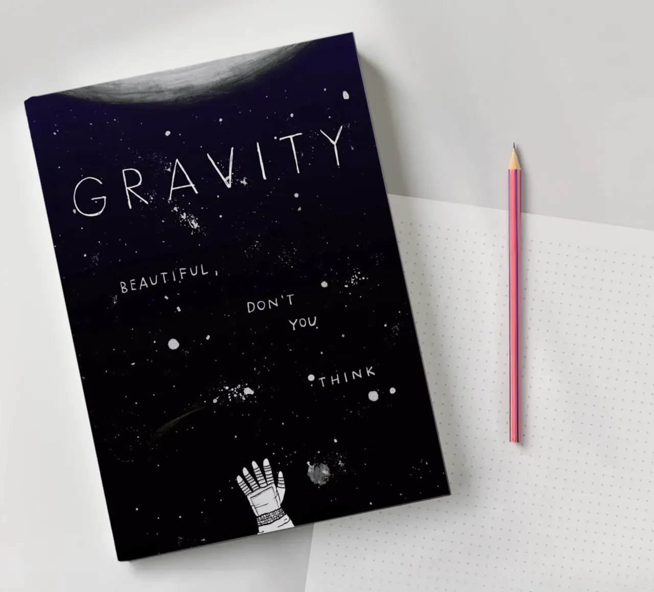 Gravity notebook by Mary and the Locks