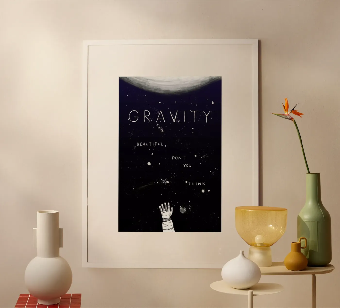 Gravity Poster von Mary and the Locks