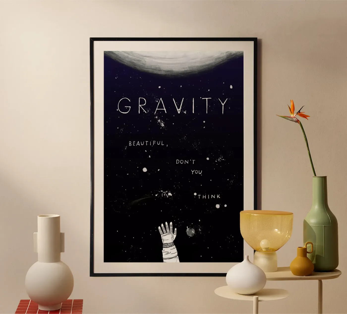Gravity Poster von Mary and the Locks