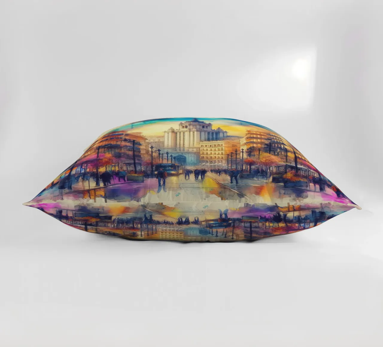 Madrid ad acquerello cuscino da 🎁 ARTVI-SHOP
