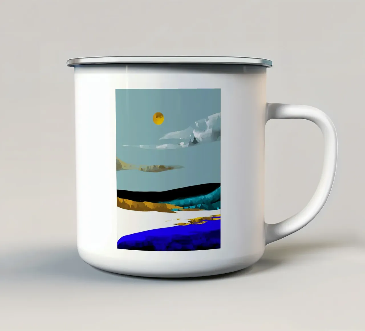 Dualità e intenzione tazza in smalto da 83oranges.com