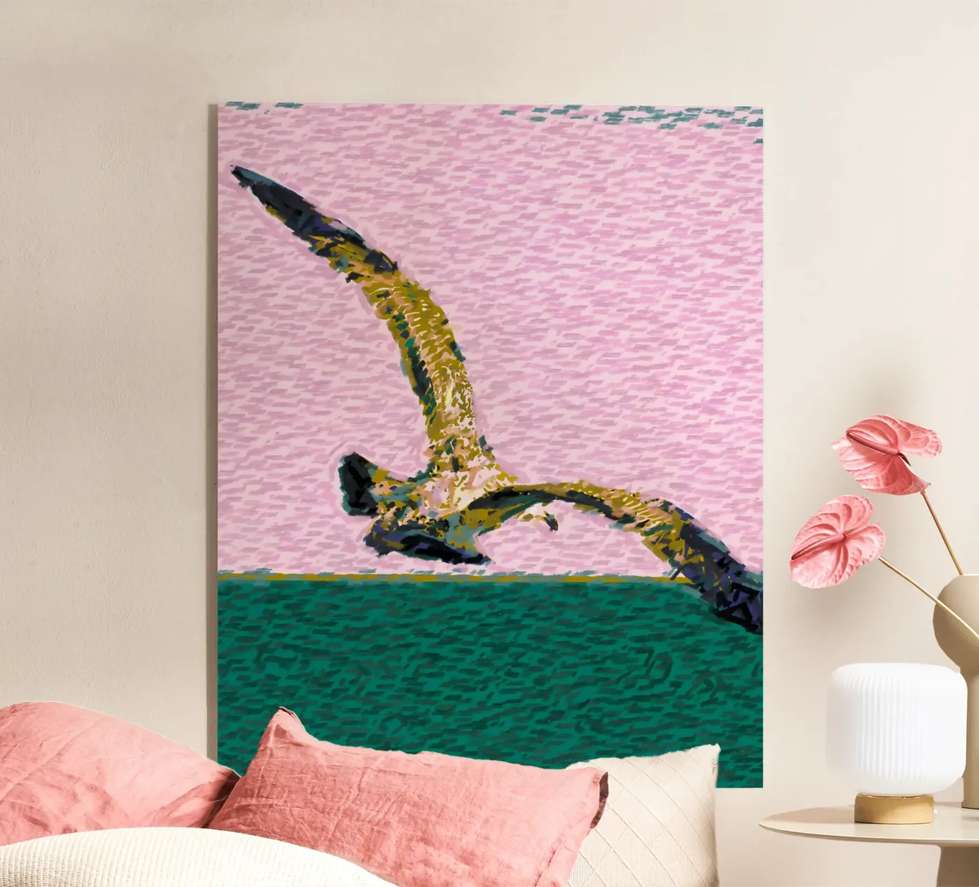 Between Two Horizons acryl van 83oranges.com