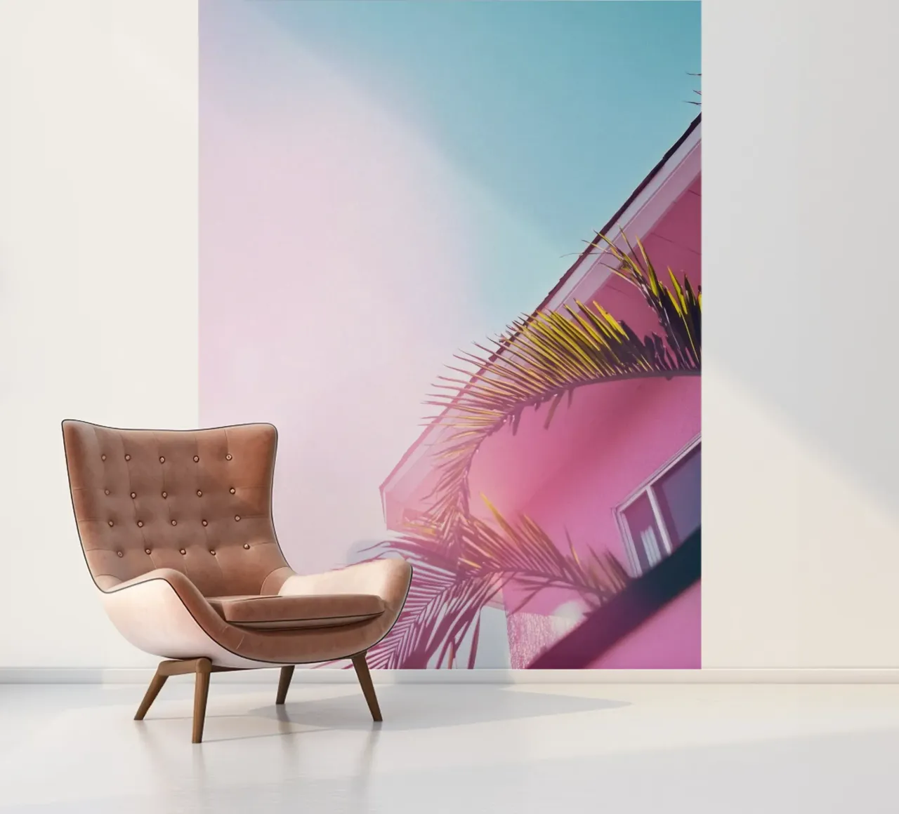 38 fotobehang van Pink California | Affiches & Posters