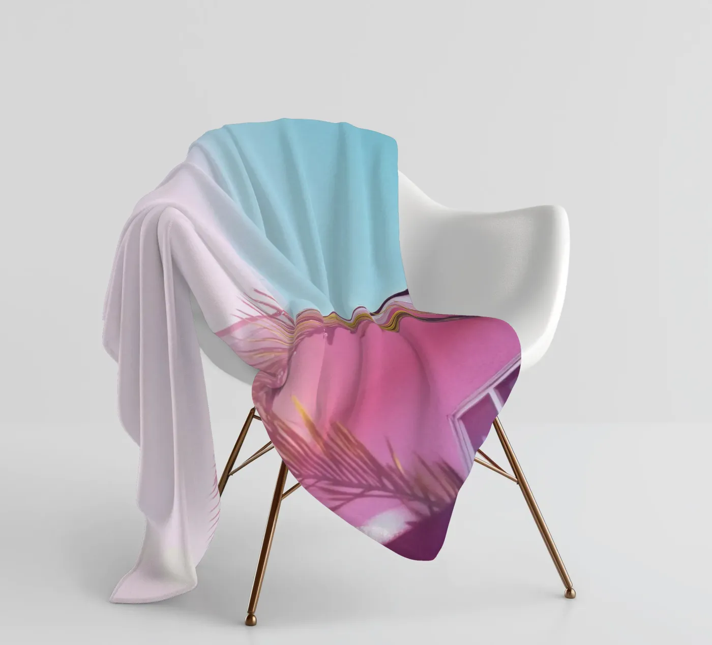 38 fleecedeken van Pink California | Affiches & Posters