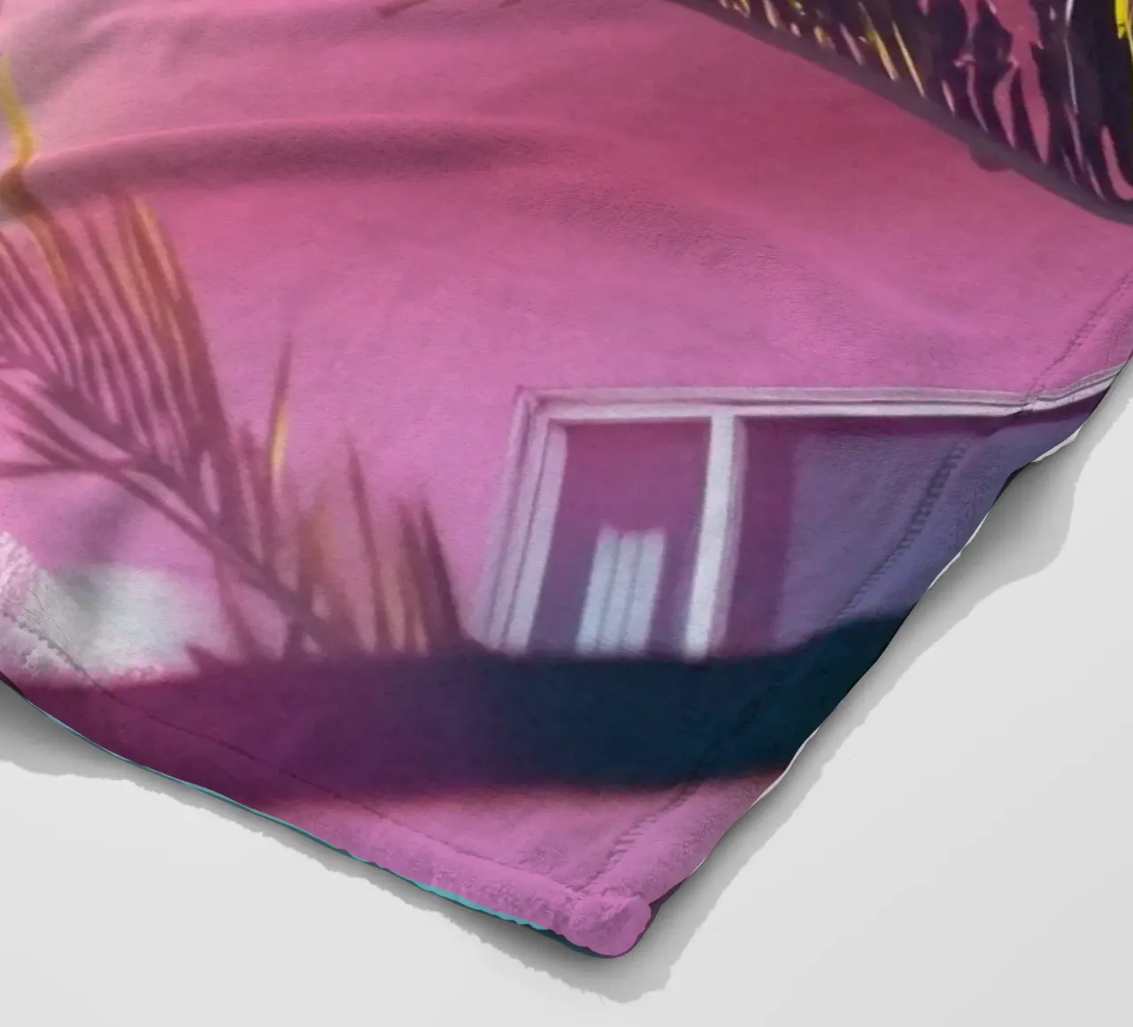 38 fleecedeken van Pink California | Affiches & Posters