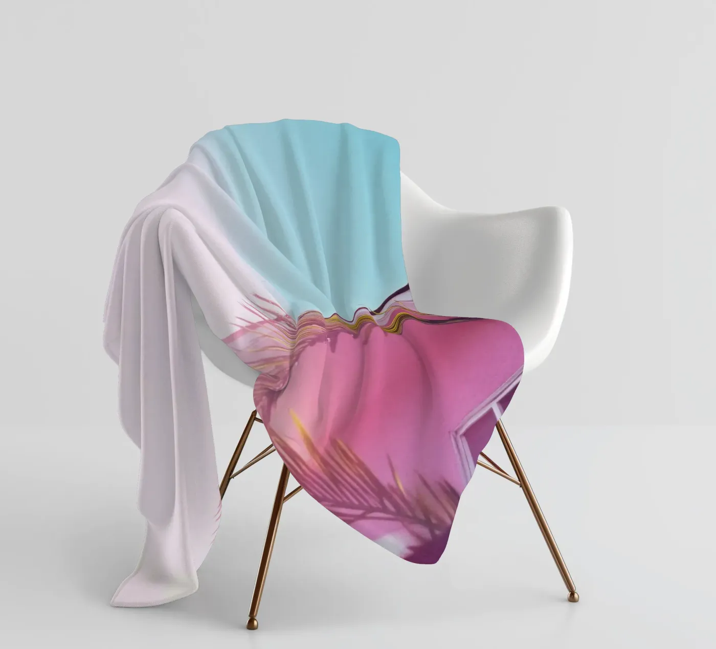 38 fleecedeken van Pink California | Affiches & Posters