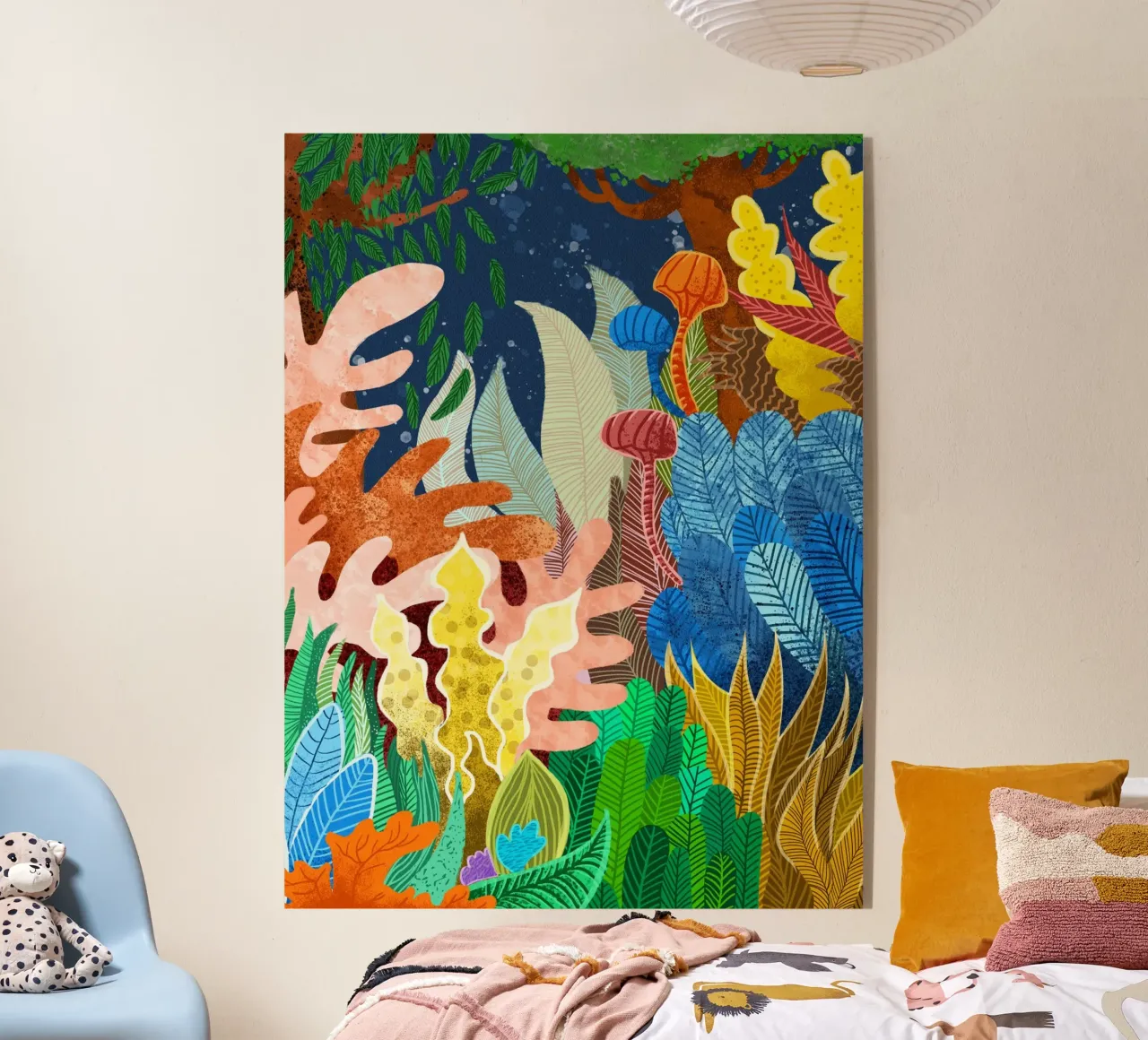 Foresta notturna plexiglass da 83oranges.com