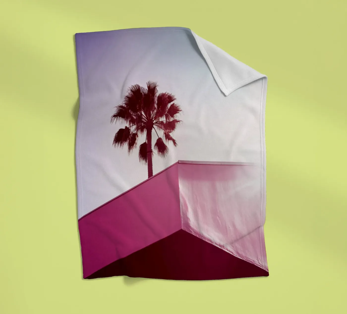 39 fleecedeken van Pink California | Affiches & Posters