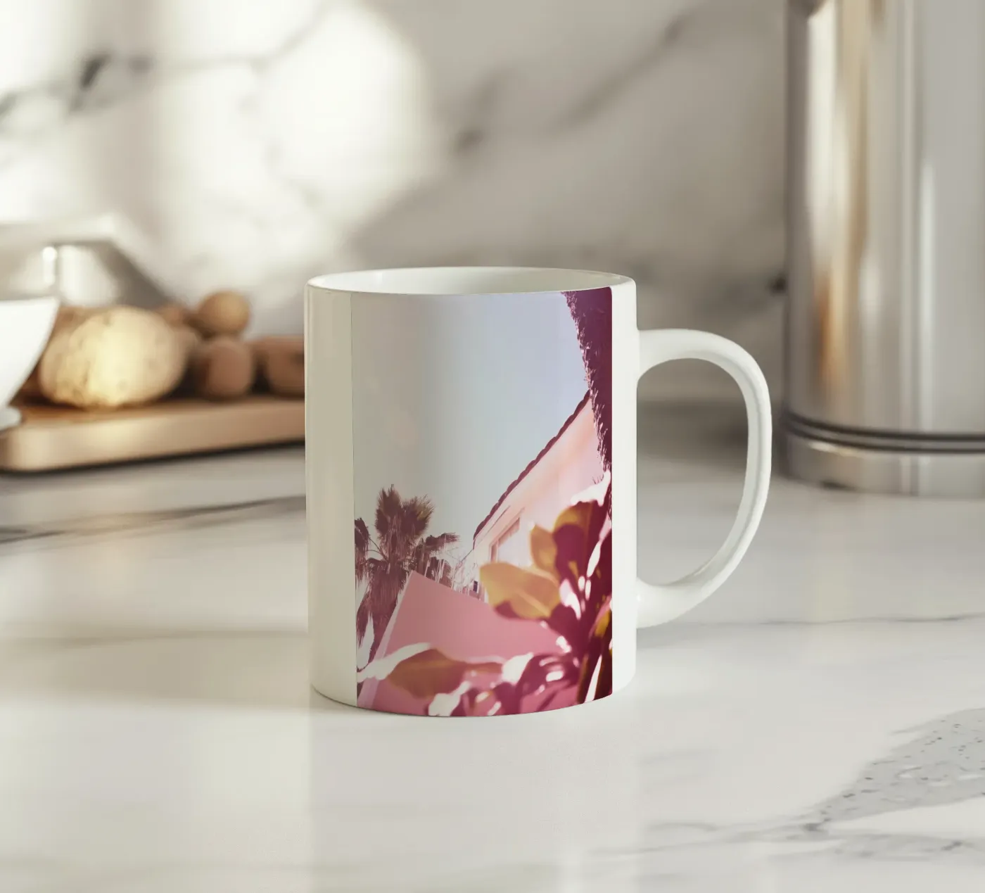 40 keramische mok van Pink California | Affiches & Posters