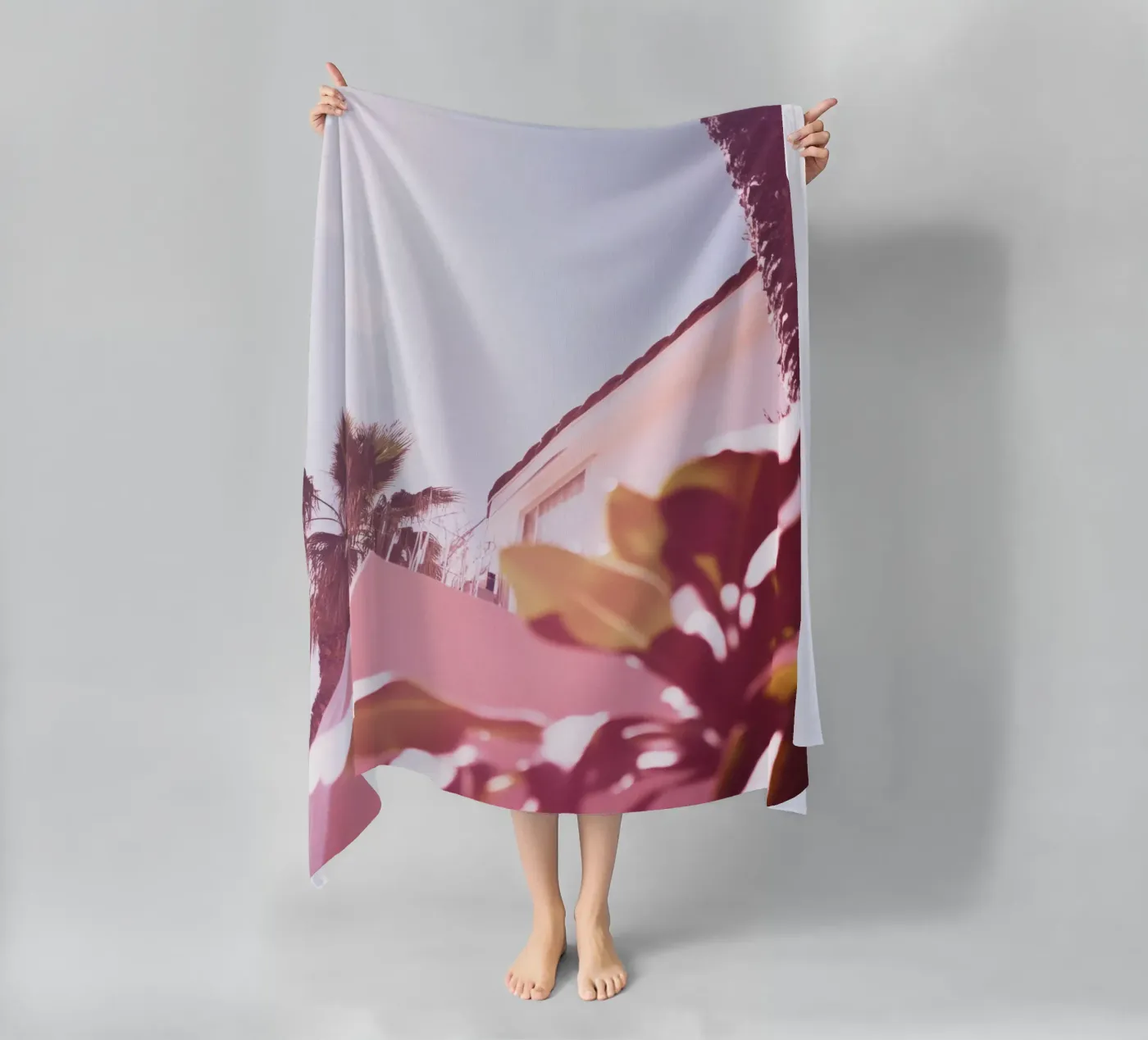 40 serviette de plage de Pink California | Affiches & Posters