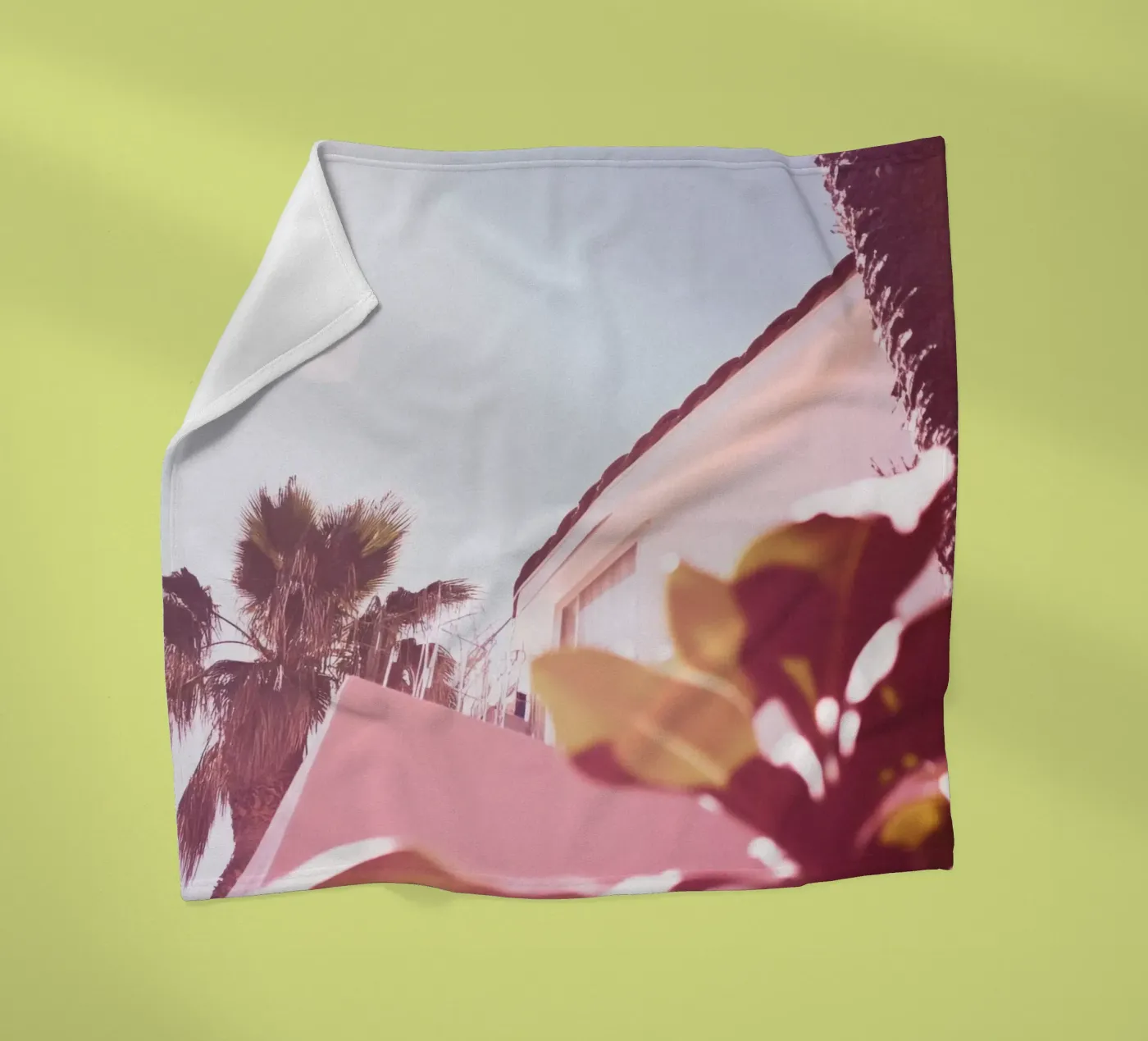 40 fleecedeken van Pink California | Affiches & Posters