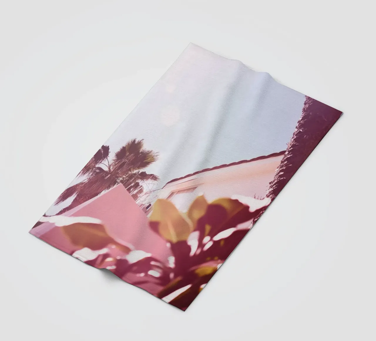 40 fleecedeken van Pink California | Affiches & Posters