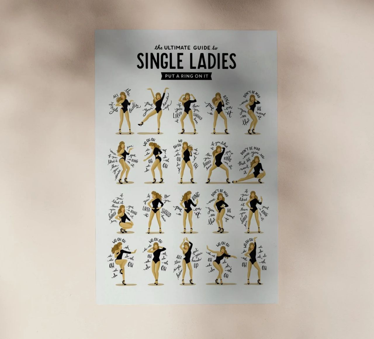 Single Ladies - Draw Me A Song Project pellicola backlit da Nour Tohme