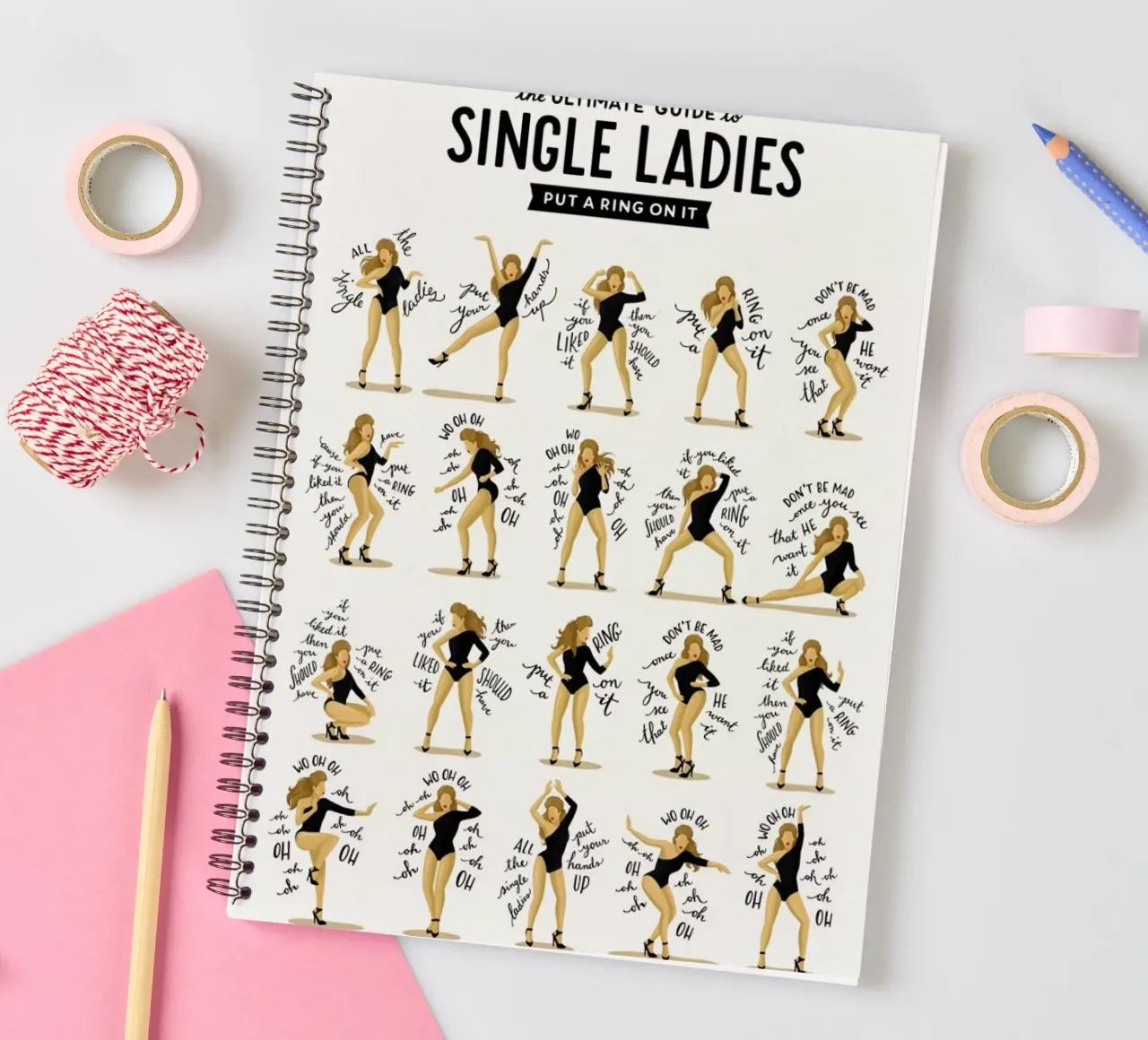 Single Ladies - Draw Me A Song Project Ringbuch von Nour Tohme