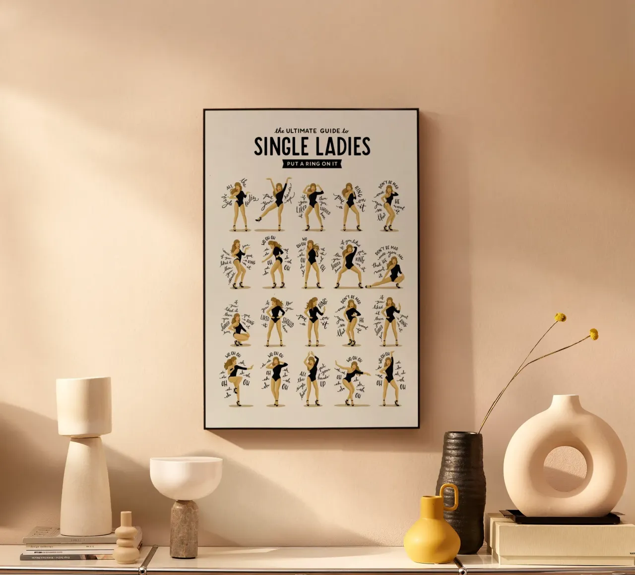 Single Ladies - Draw Me A Song Project plexiglass da Nour Tohme