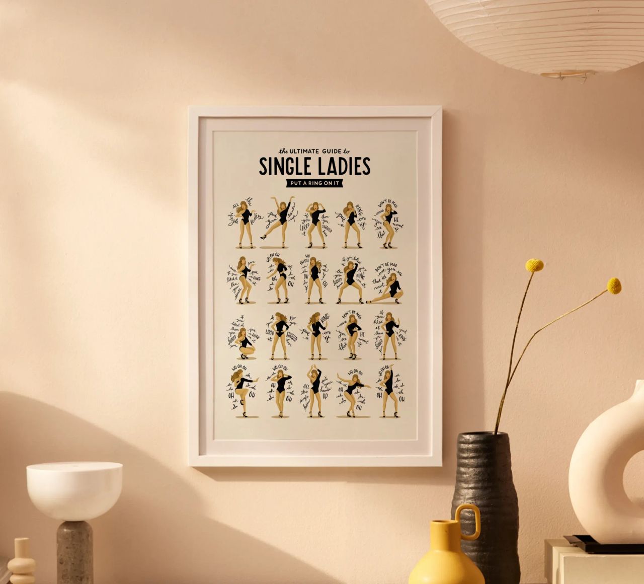 Single Ladies - Draw Me A Song Project poster by Nour Tohme