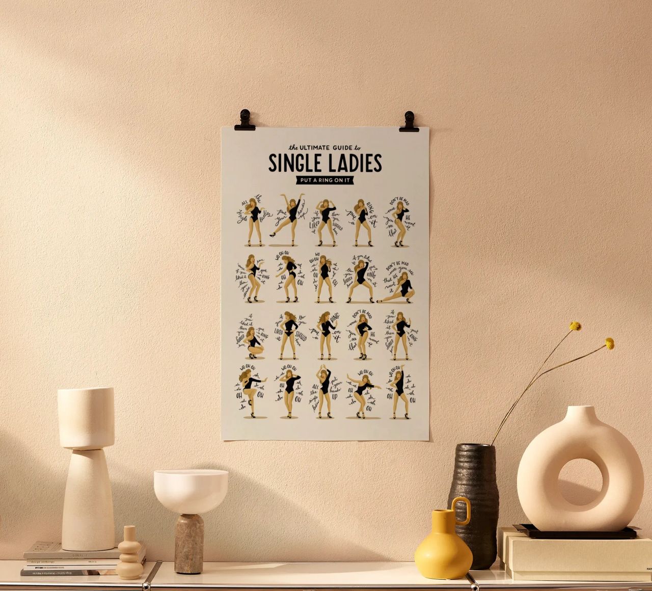Single Ladies - Draw Me A Song Project poster by Nour Tohme