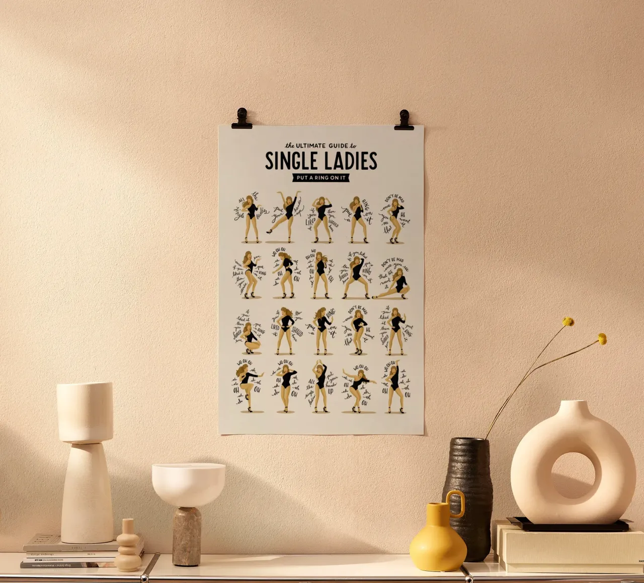 Single Ladies - Draw Me A Song Project poster da Nour Tohme