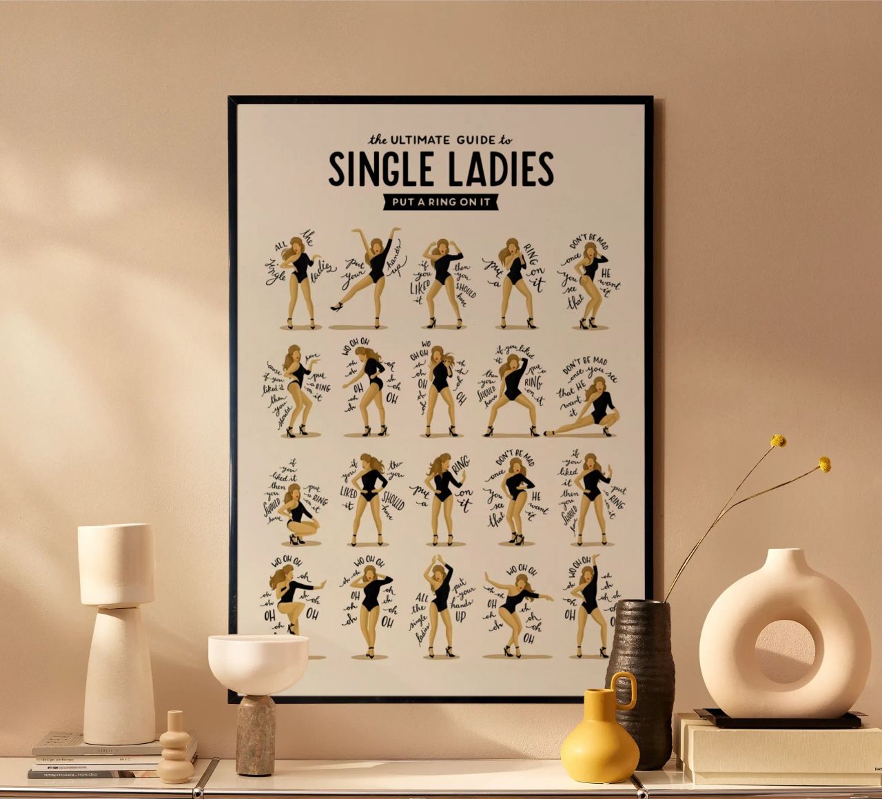Single Ladies - Draw Me A Song Project poster by Nour Tohme