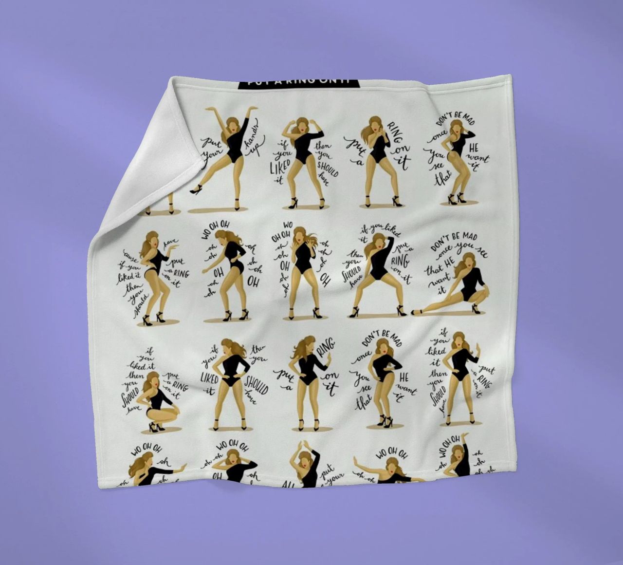 Single Ladies - Draw Me A Song Project coperta in pile da Nour Tohme