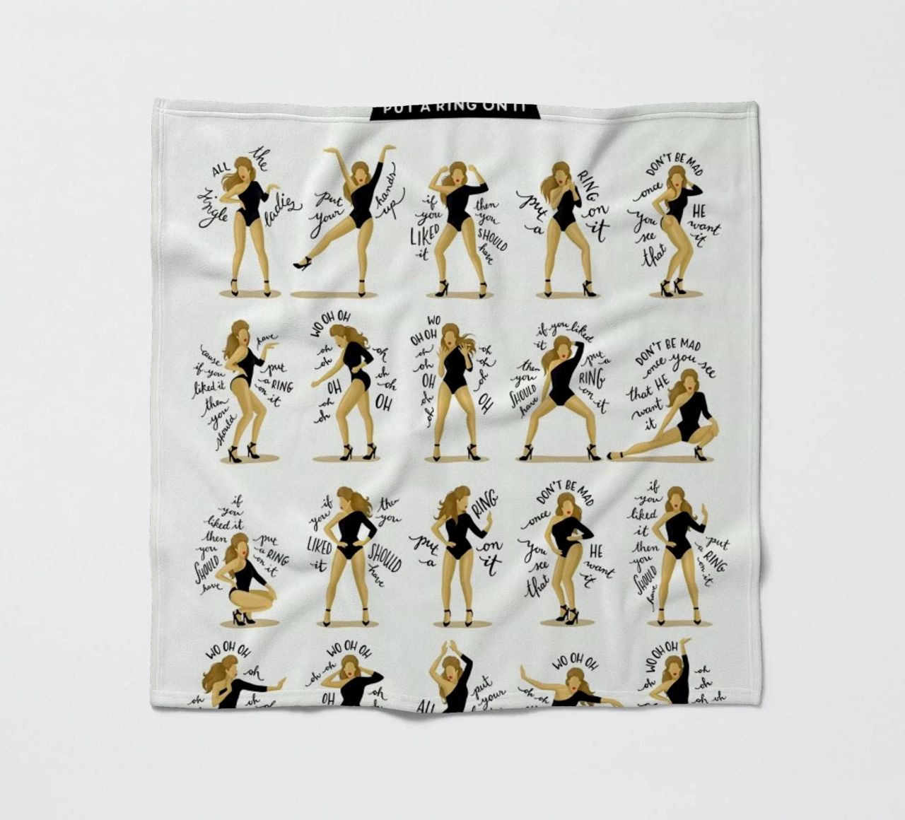 Single Ladies - Draw Me A Song Project coperta in pile da Nour Tohme