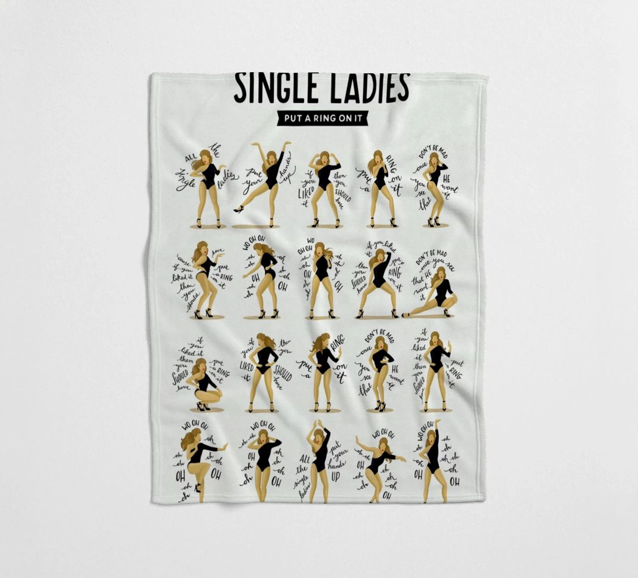 Single Ladies - Draw Me A Song Project coperta in pile da Nour Tohme