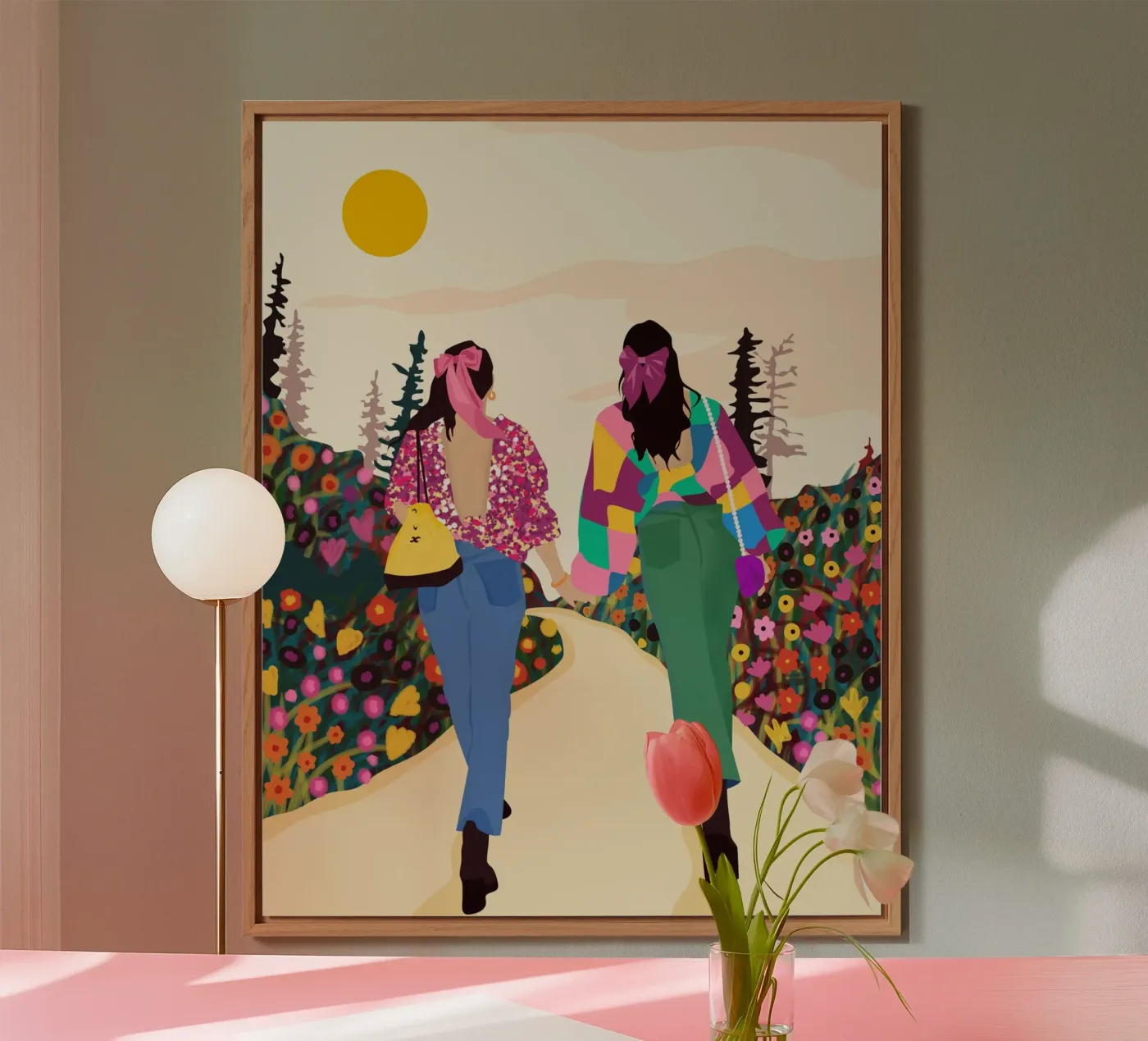 Besties alu-dibond by 83oranges.com