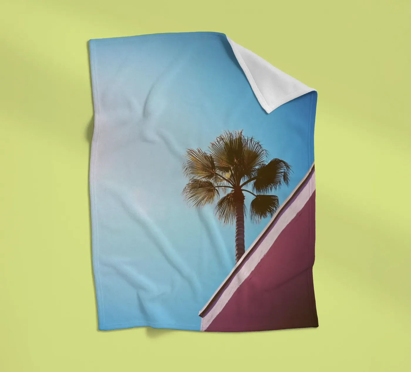 42 fleecedeken van Pink California | Affiches & Posters