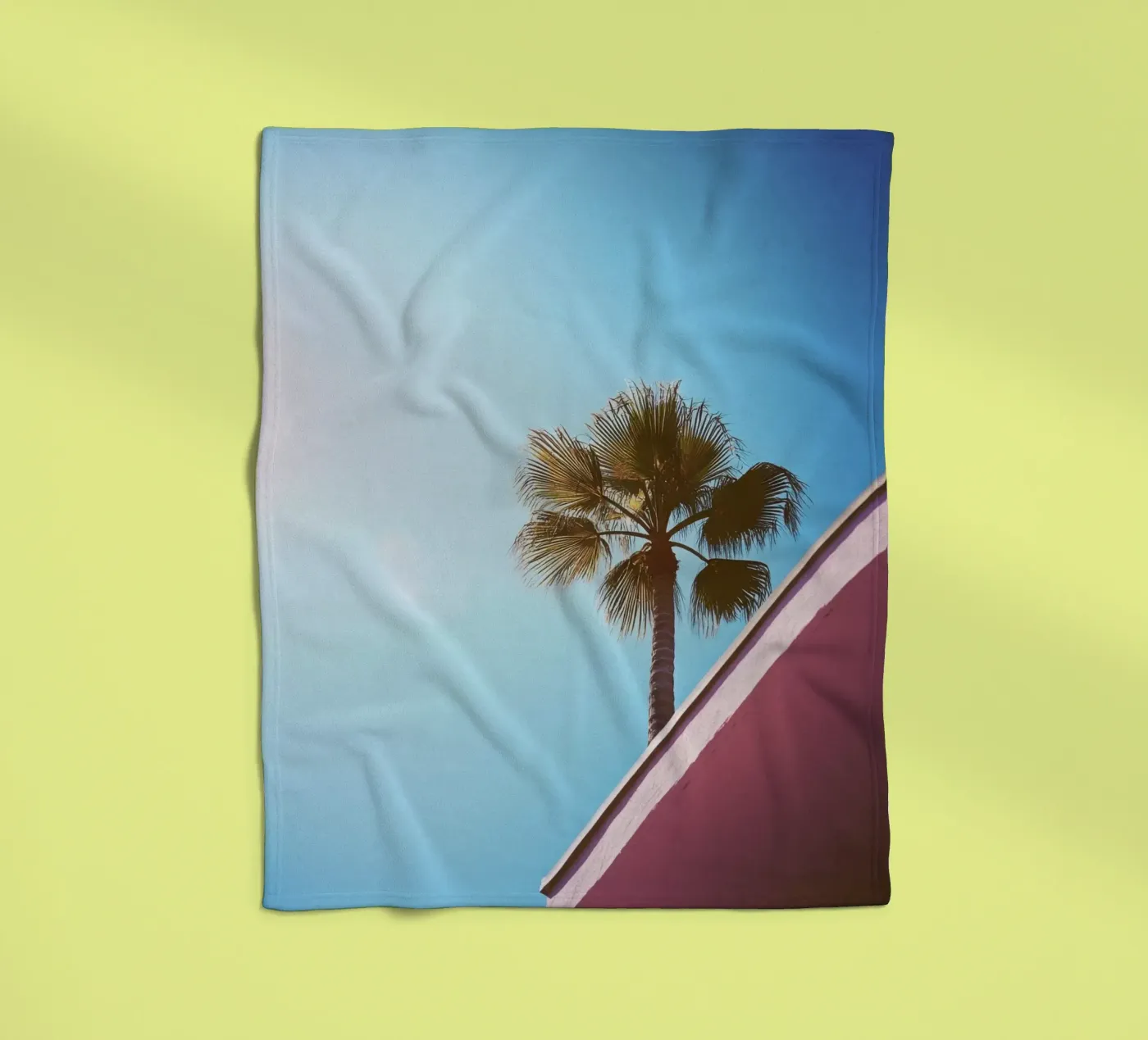 42 fleecedeken van Pink California | Affiches & Posters