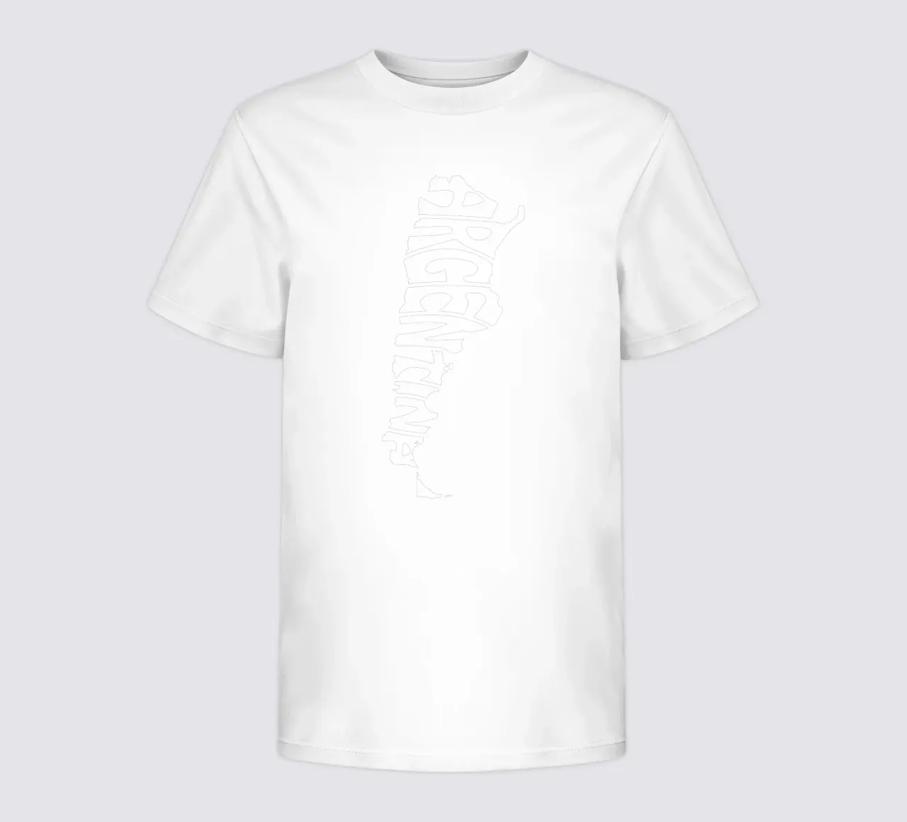 Argentinien Map Kinder T-Shirt von fussball-fanshop