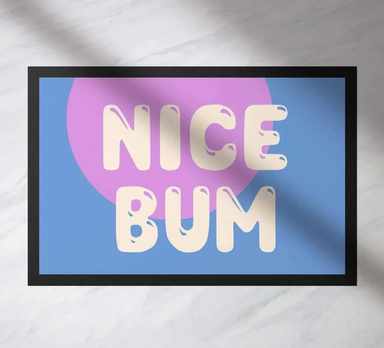 Nice Bum doormat by MODERN NUANCE